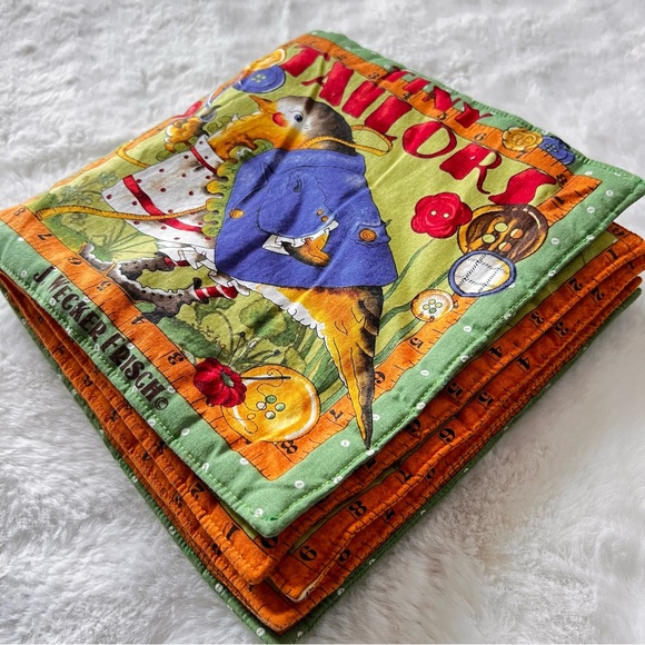 Tiny Tailors fabric sewing book images cotton fabric appliqué fabric panel image - Picture 6 of 7